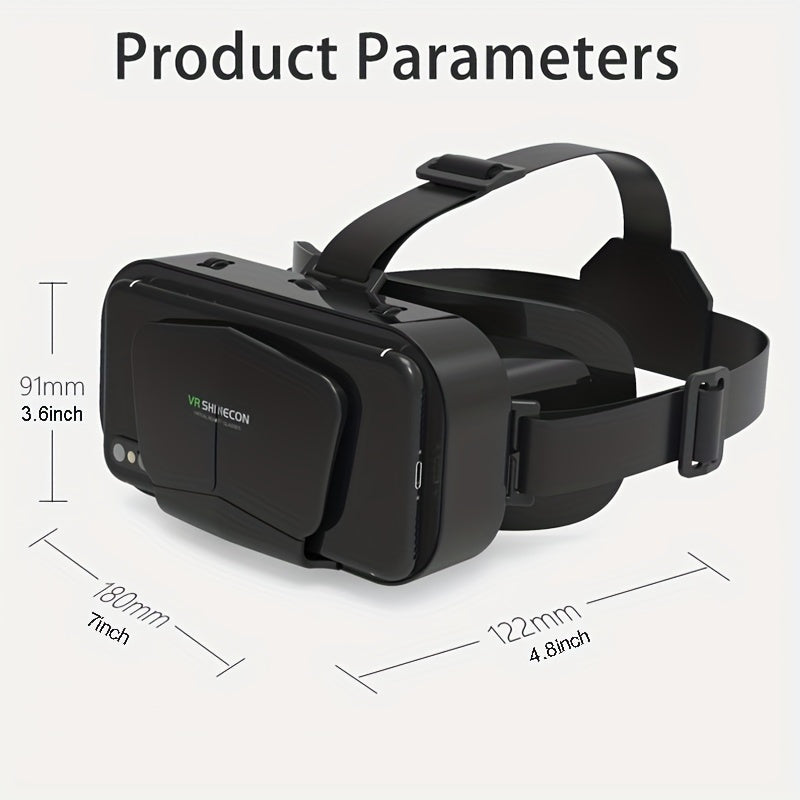 1pc Immersive 3D VR Gaming Glasses - Virtual Reality Headset for Mobile Phone with 3D Display and Advanced Gaming Experience - USB Gadget for Gamers