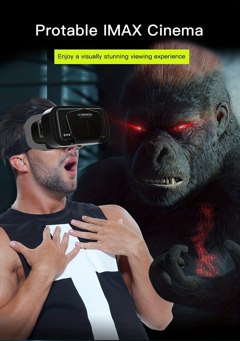 1pc Immersive 3D VR Gaming Glasses - Virtual Reality Headset for Mobile Phone with 3D Display and Advanced Gaming Experience - USB Gadget for Gamers