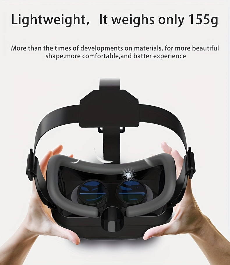 1pc Immersive 3D VR Gaming Glasses - Virtual Reality Headset for Mobile Phone with 3D Display and Advanced Gaming Experience - USB Gadget for Gamers