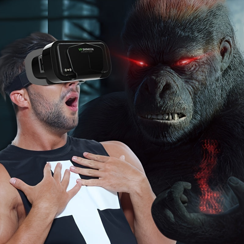 "Fast delivery" Buy 3D VR Headset with Blue Light Filter, Smart Virtual Reality Glasses, for iPhone/Android VR Headset for 4.7-7 Inch Smartphone, Mobile Phone