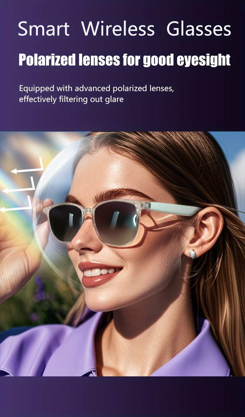 "MUST HAVE"
"BUY NOW"
New Camera Smart Glasses: Outdoor Sports Music And Calls, Light Wear, Remote Control Camera, Built-In Microphone And Speaker, Noise Reduction, Touch And AI Voice Assistant, Compatible with Iphone/ Andro