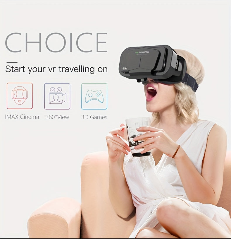 "Fast delivery" Buy 3D VR Headset with Blue Light Filter, Smart Virtual Reality Glasses, for iPhone/Android VR Headset for 4.7-7 Inch Smartphone, Mobile Phone