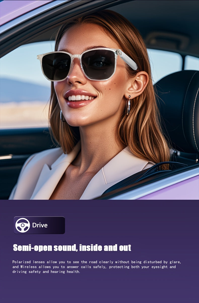 "MUST HAVE"
"BUY NOW"
New Camera Smart Glasses: Outdoor Sports Music And Calls, Light Wear, Remote Control Camera, Built-In Microphone And Speaker, Noise Reduction, Touch And AI Voice Assistant, Compatible with Iphone/ Andro
