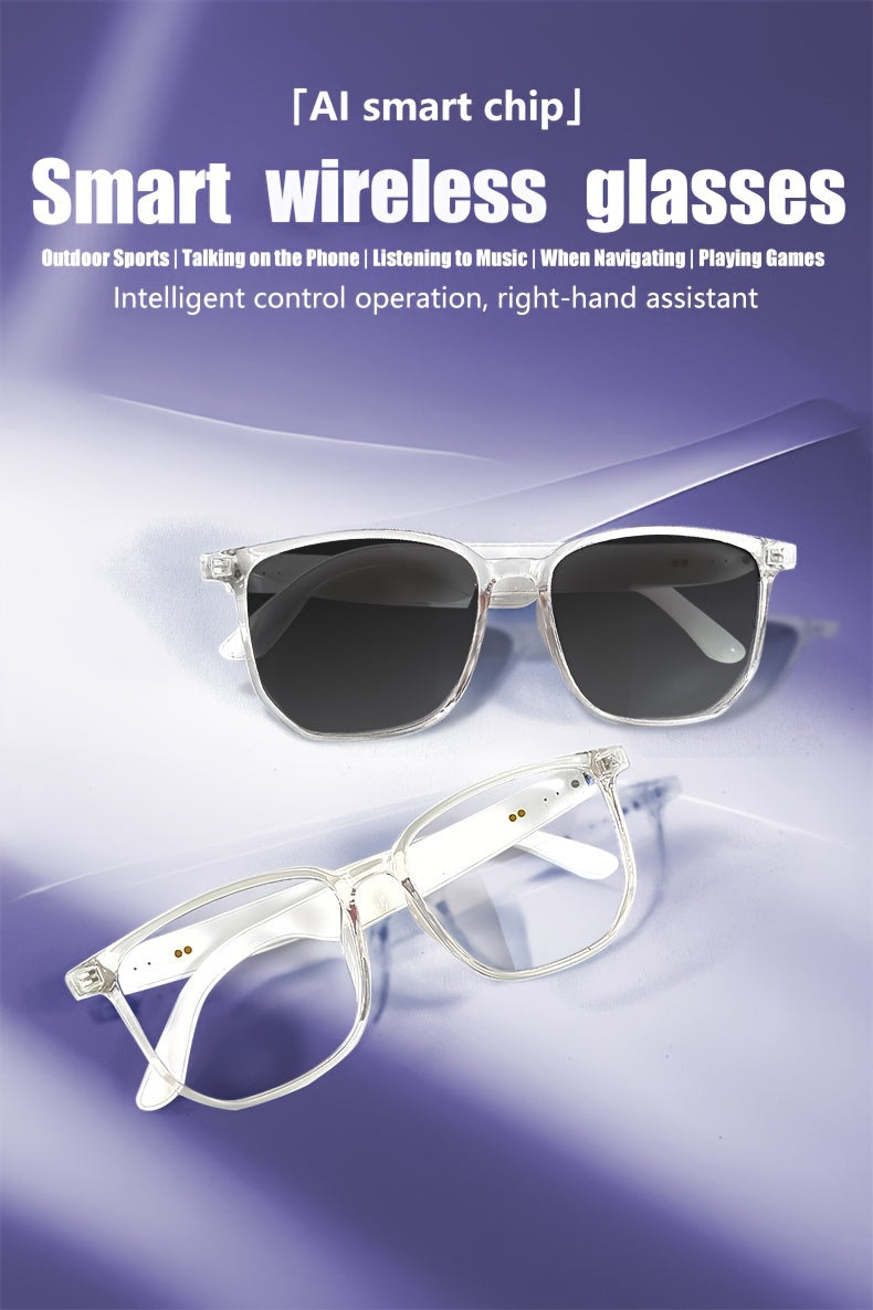 "MUST HAVE"
"BUY NOW"
New Camera Smart Glasses: Outdoor Sports Music And Calls, Light Wear, Remote Control Camera, Built-In Microphone And Speaker, Noise Reduction, Touch And AI Voice Assistant, Compatible with Iphone/ Andro