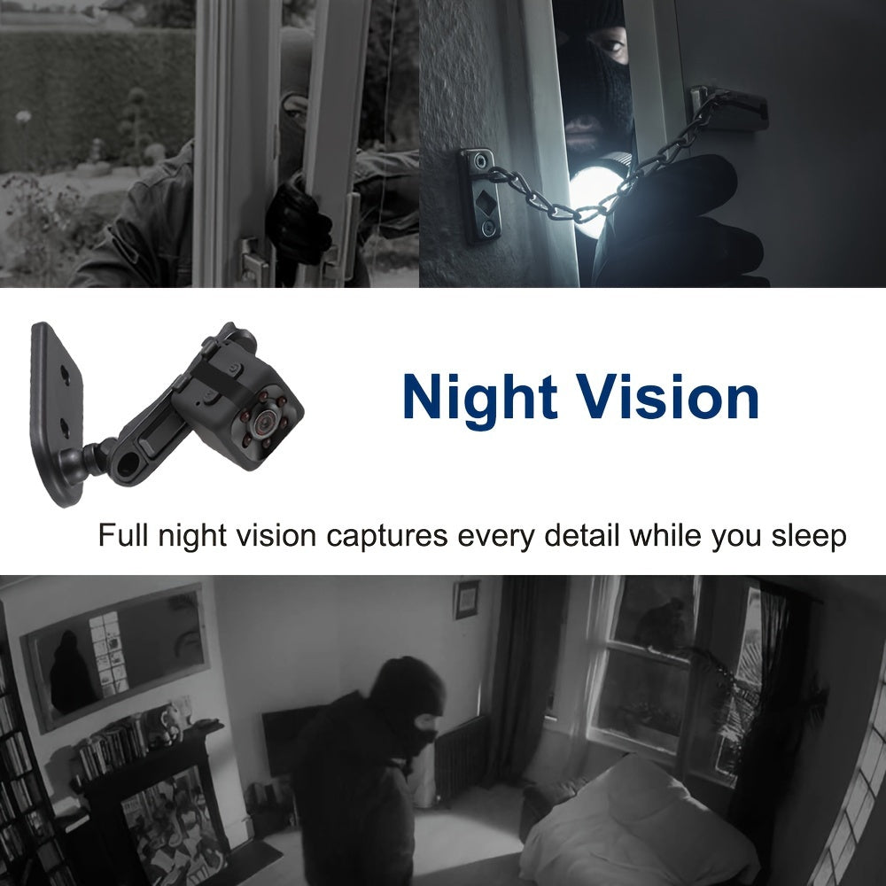 "FAST DELIVERY " BUY NOW
Mini Spy Camera, Hidden Camera 1080P, Nanny Cam Full HD with Night Vision Motion Activation for Indoor Outdoor Covert Security Cameras
