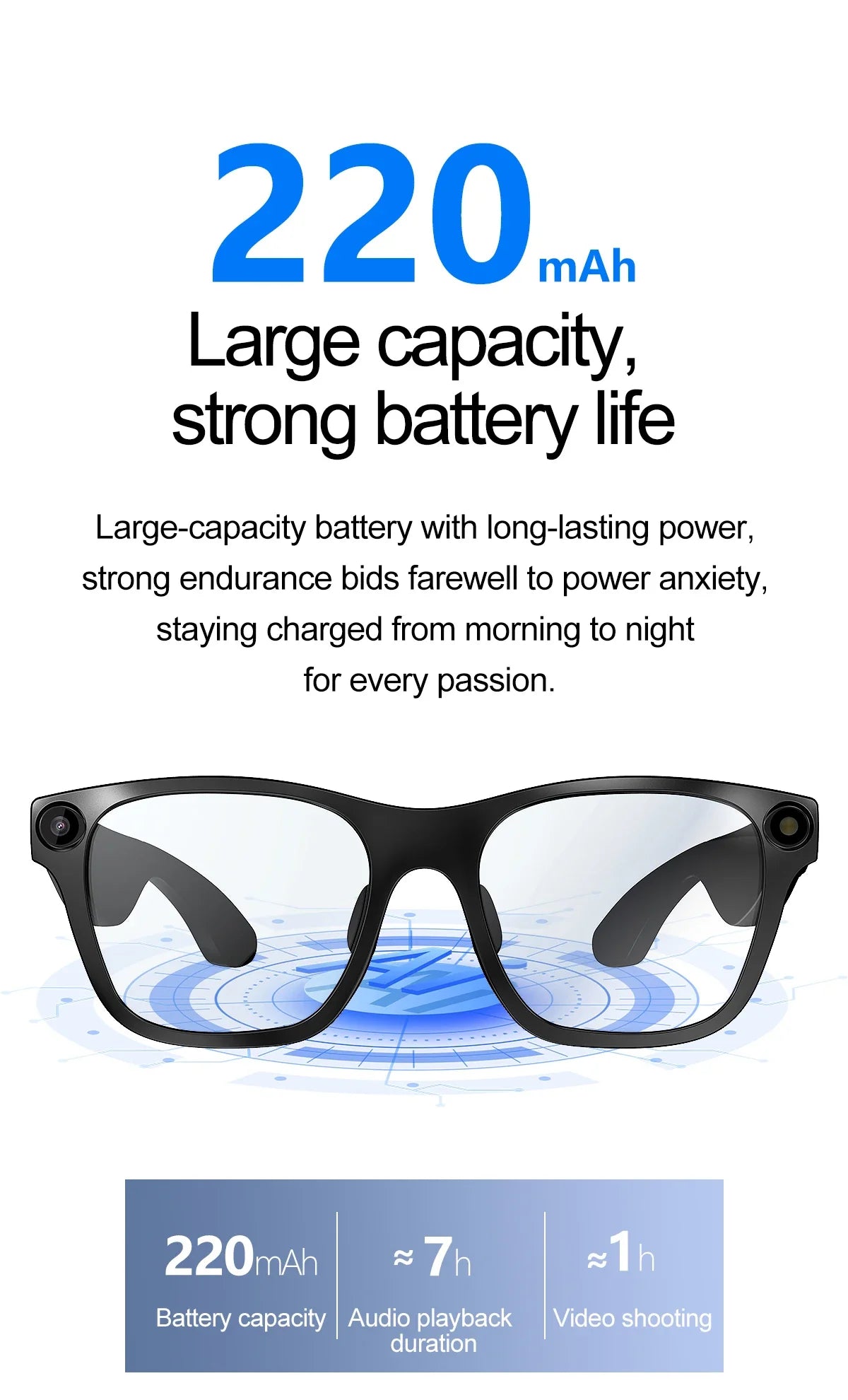 "LIMITED BUY NOW"
New S336 AI Smart Glasses Built-in AI 20MP Camera 1080P Video Shoot Bluetooth Call Music Audio Translation Intelligent Glasses