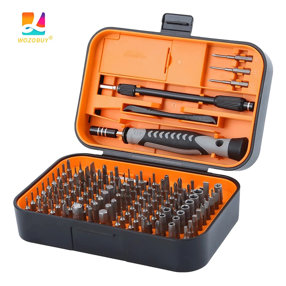 BUY NOW
Screwdriver Set Magnetic Torx Phillips Screw Bit Kit WOZOBUY With Electrical Driver Remover Wrench Repair Phone PC Tools