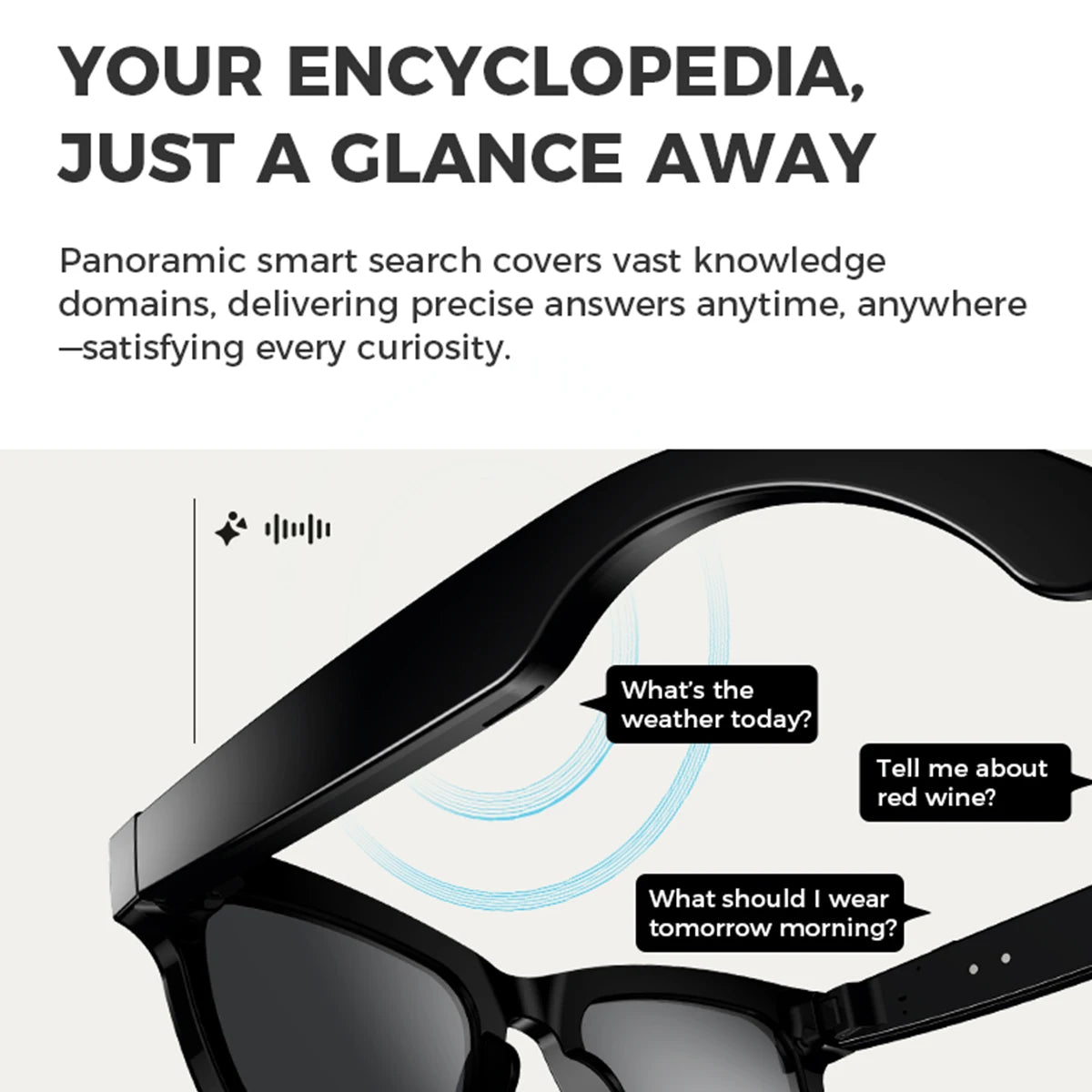 " BUY NOW"
AI Smart Glasses Camera Function 1080P High Definition Pixel Polarized Lenses Photo Video Meetings Video Recorder For Men Women