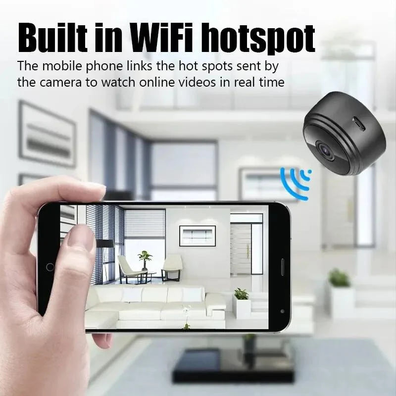 SECURITY MUST HAVE
BUY
A9 WiFi Mini Camera Wireless Video Recorder Security Protection Camera Smart Home Monitoring Camera For Infants And Pets