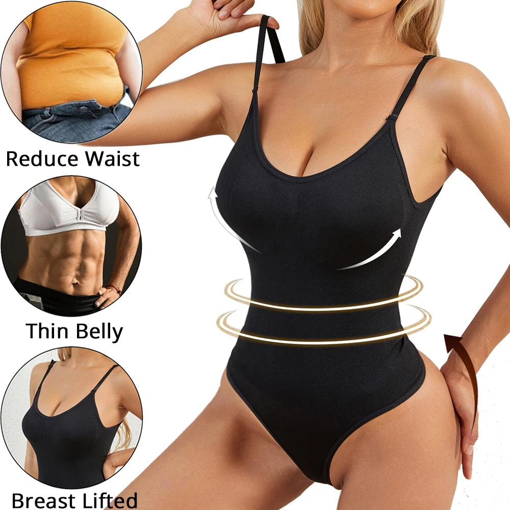 BUY NOW
Seamless Shapewear Bodysuit Women Tummy Control Body Shaper Fajas Colombianas Waist Trainer Ladies Sexy Thong Slimming Underwear