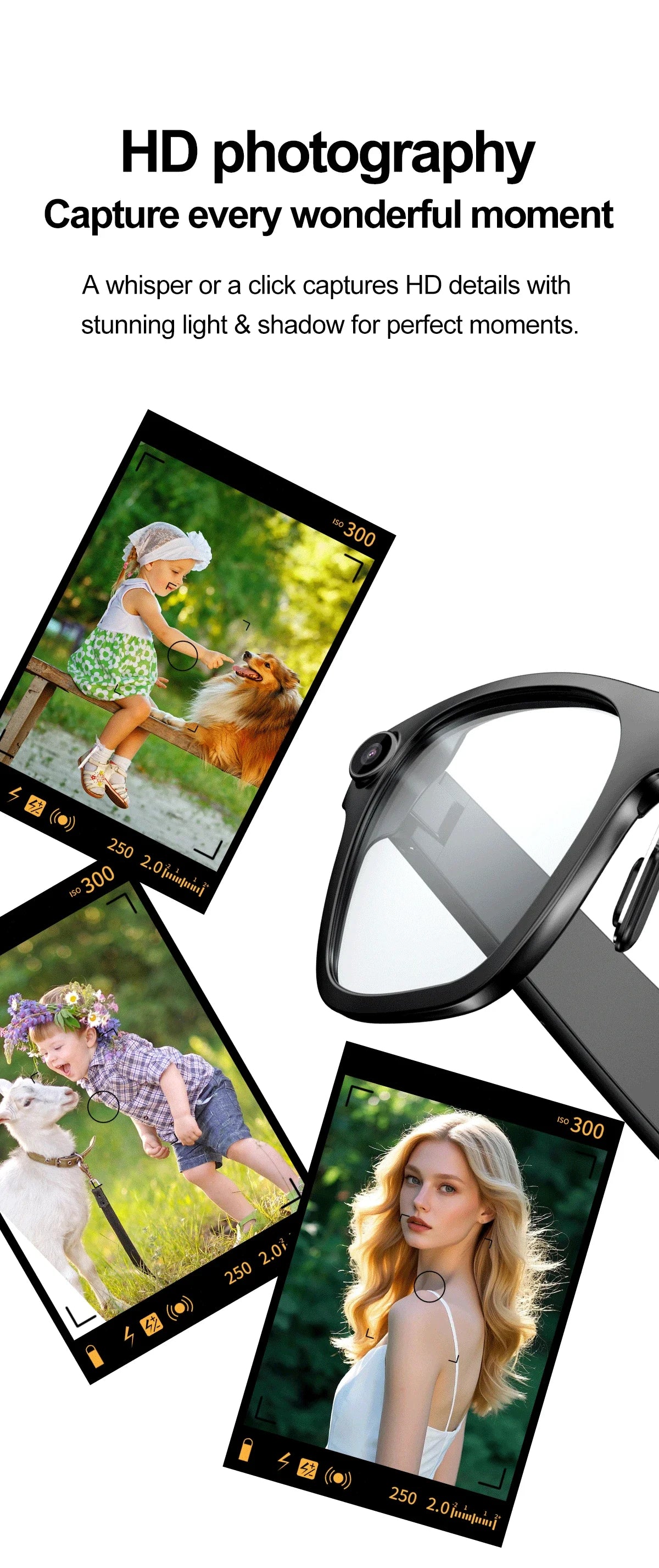 "LIMITED BUY NOW"
New S336 AI Smart Glasses Built-in AI 20MP Camera 1080P Video Shoot Bluetooth Call Music Audio Translation Intelligent Glasses