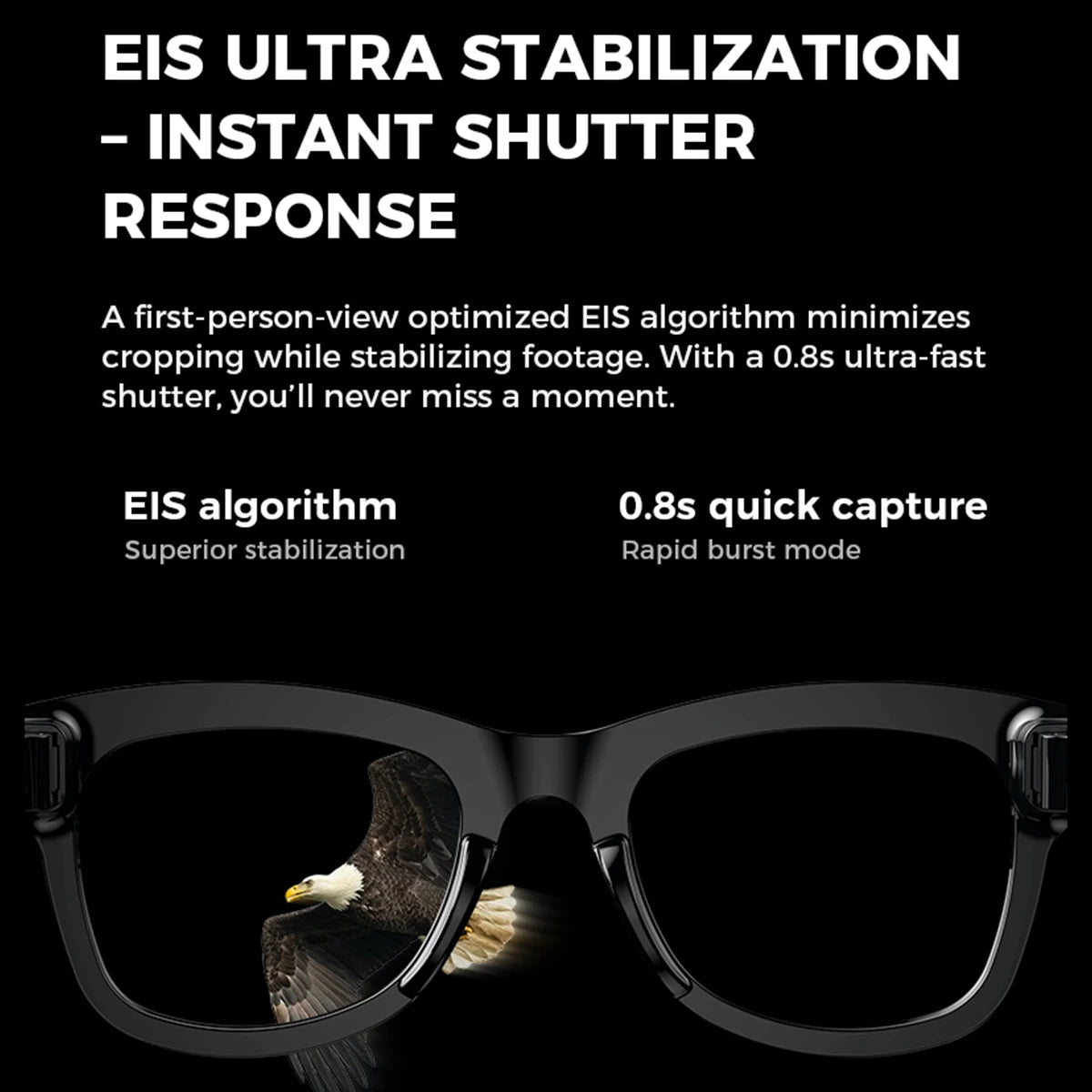 " BUY NOW"
AI Smart Glasses Camera Function 1080P High Definition Pixel Polarized Lenses Photo Video Meetings Video Recorder For Men Women
