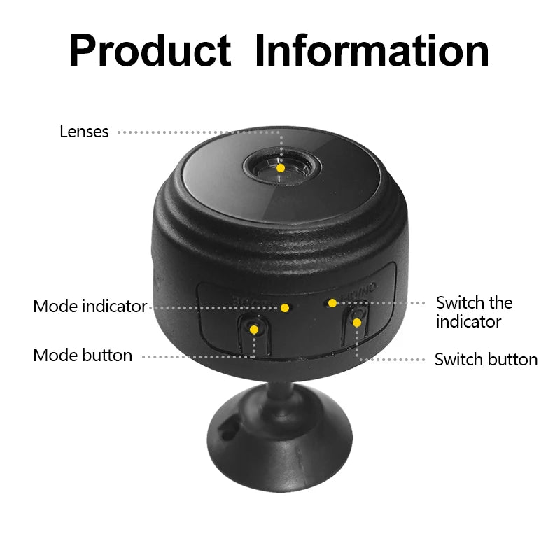 SECURITY MUST HAVE
BUY
A9 WiFi Mini Camera Wireless Video Recorder Security Protection Camera Smart Home Monitoring Camera For Infants And Pets