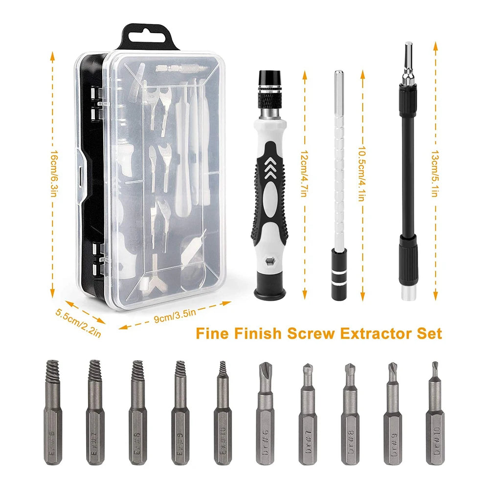 BUY NOW
Screwdriver Set Magnetic Torx Phillips Screw Bit Kit WOZOBUY With Electrical Driver Remover Wrench Repair Phone PC Tools