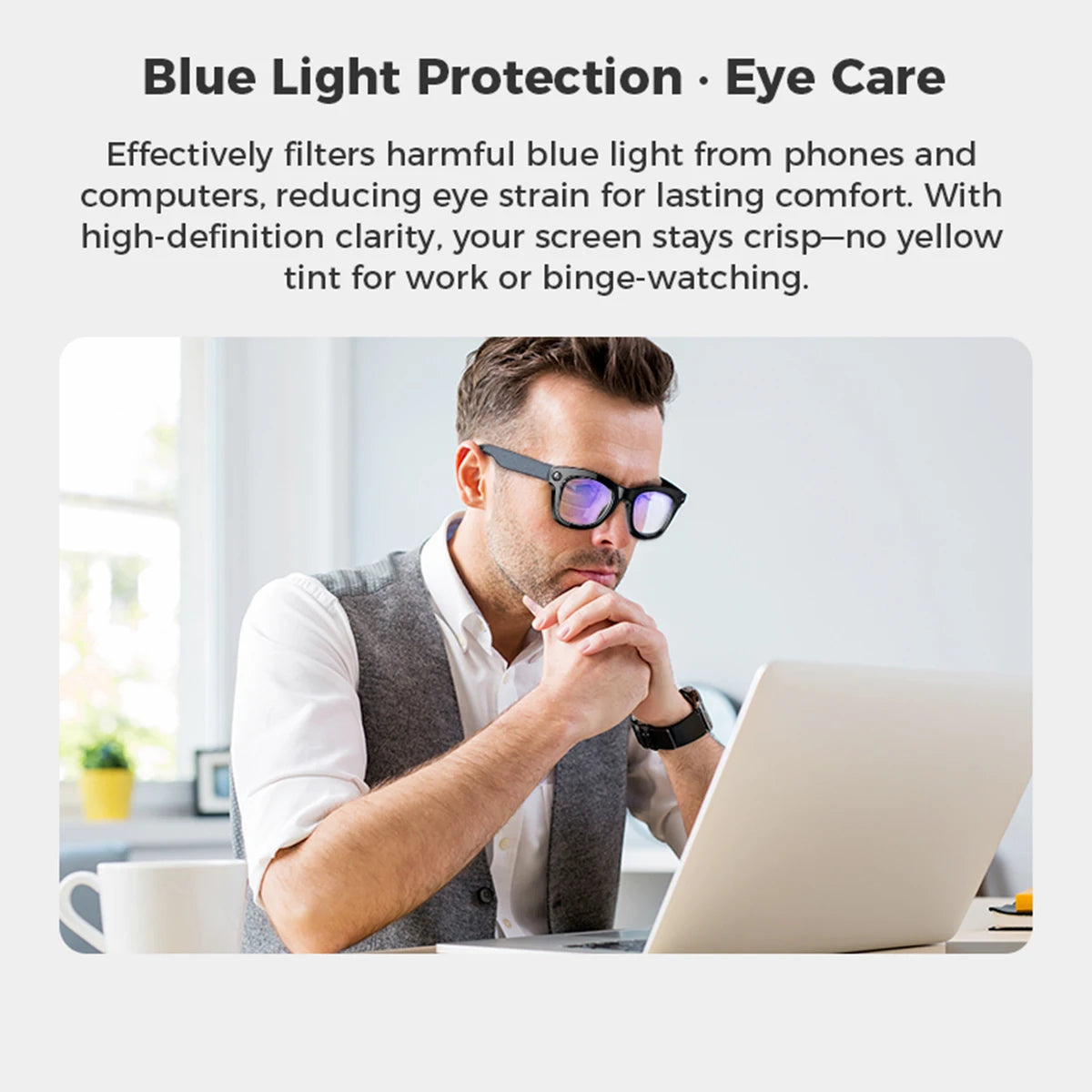 " BUY NOW"
AI Smart Glasses Camera Function 1080P High Definition Pixel Polarized Lenses Photo Video Meetings Video Recorder For Men Women