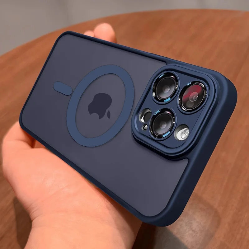 BUY NOW IPHONE Luxury Matte Armor For Magsafe Magnetic Wireless Charging Case For iPhone 11 12 13 14 15 16 Pro Max Plus Shockproof Hard Cover