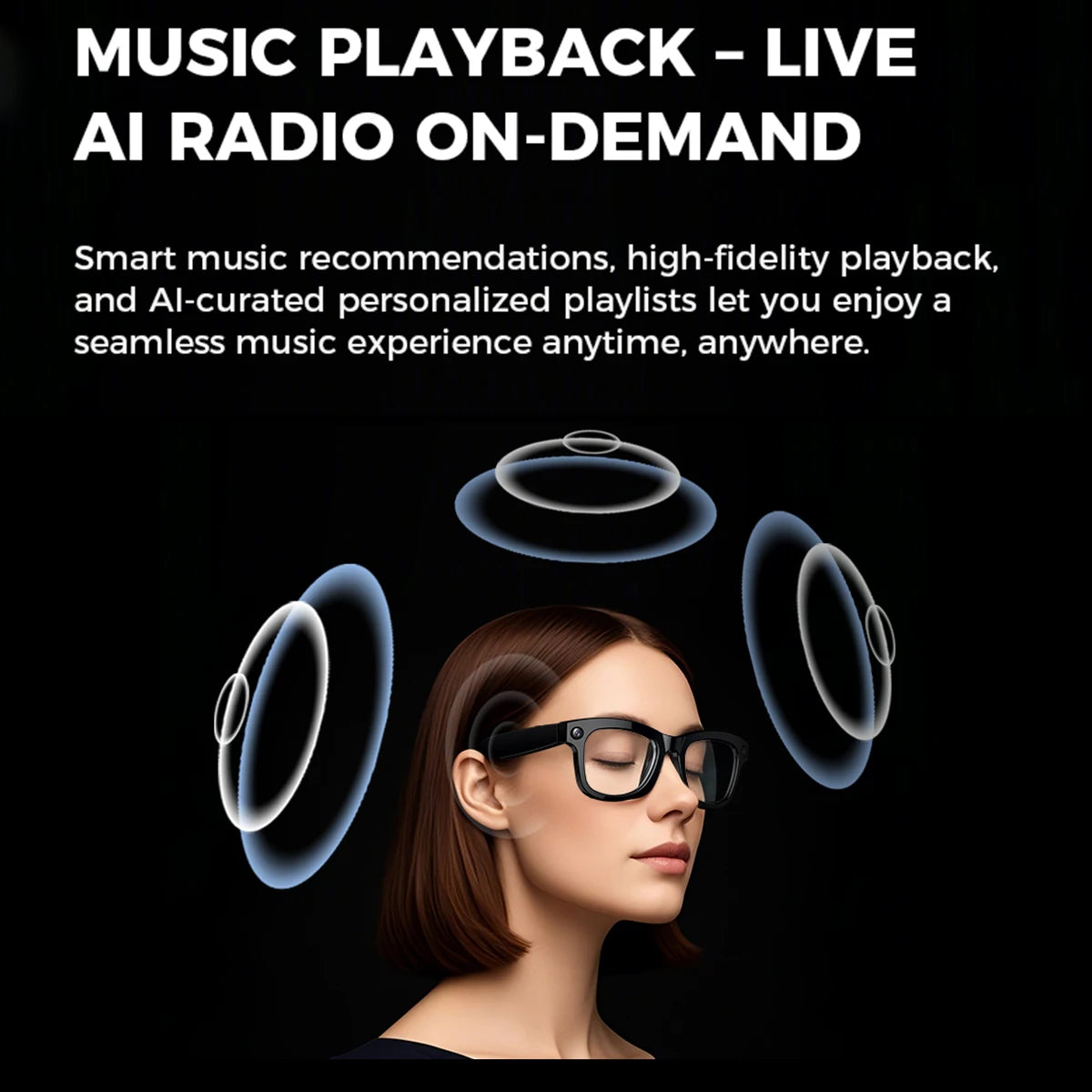 " BUY NOW"
AI Smart Glasses Camera Function 1080P High Definition Pixel Polarized Lenses Photo Video Meetings Video Recorder For Men Women