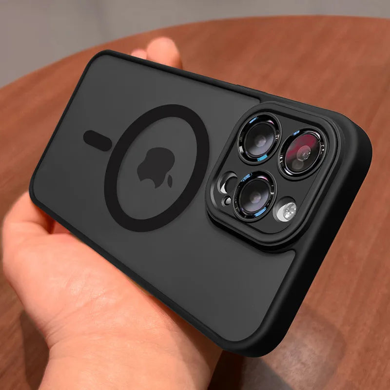 BUY NOW IPHONE Luxury Matte Armor For Magsafe Magnetic Wireless Charging Case For iPhone 11 12 13 14 15 16 Pro Max Plus Shockproof Hard Cover