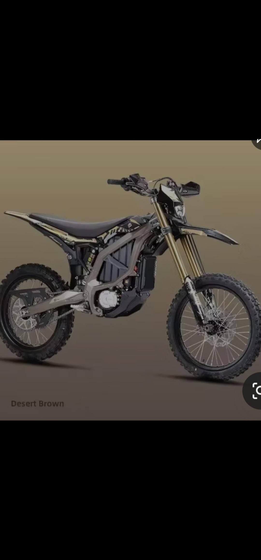Electric dirt bike