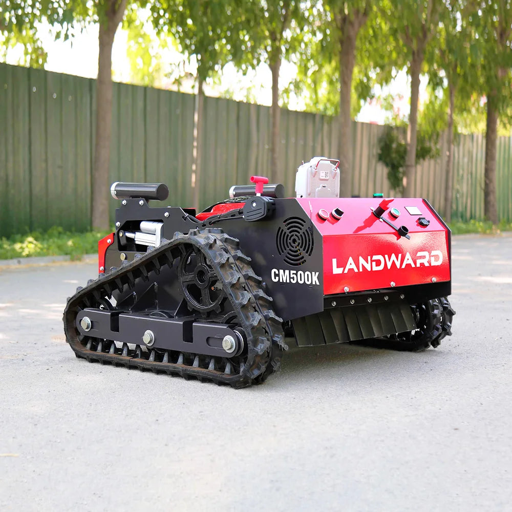 Crawler Lawn Mower Agricultural Weeding Robot Home Garden Wireless Remote Control Lawn Mower Customized Sale