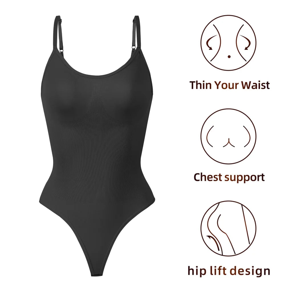 BUY NOW
Seamless Shapewear Bodysuit Women Tummy Control Body Shaper Fajas Colombianas Waist Trainer Ladies Sexy Thong Slimming Underwear