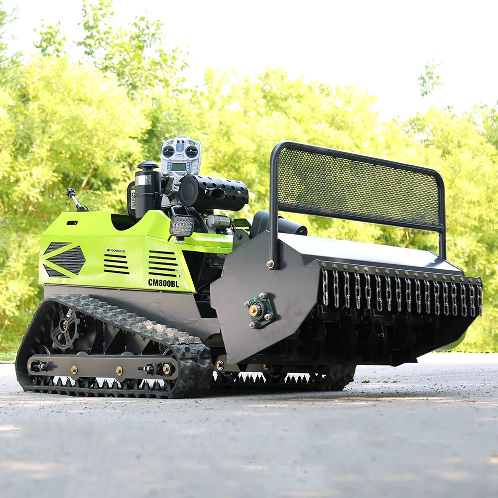 Crawler Lawn Mower Agricultural Weeding Robot Home Garden Wireless Remote Control Lawn Mower Customized Sale