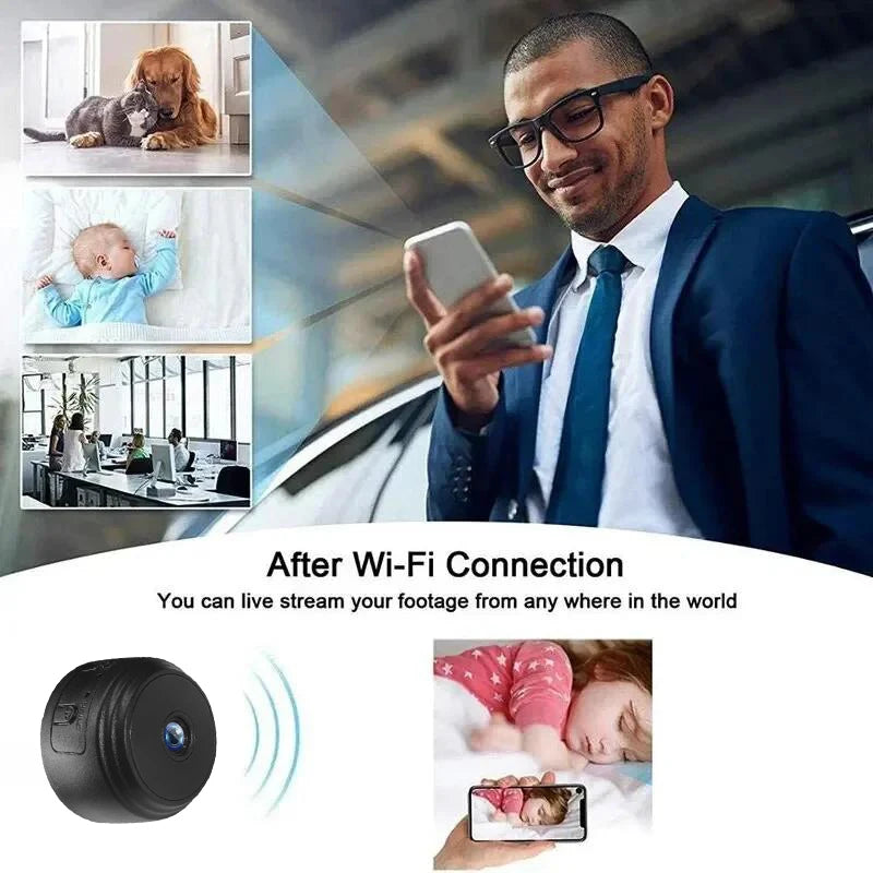 SECURITY MUST HAVE
BUY
A9 WiFi Mini Camera Wireless Video Recorder Security Protection Camera Smart Home Monitoring Camera For Infants And Pets