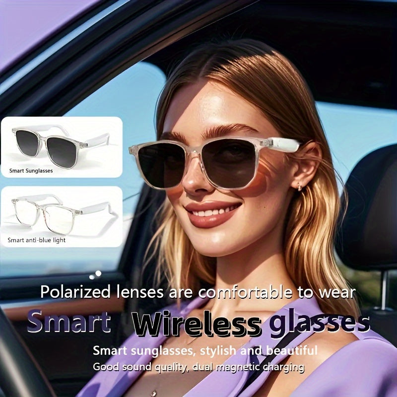 "MUST HAVE"
"BUY NOW"
New Camera Smart Glasses: Outdoor Sports Music And Calls, Light Wear, Remote Control Camera, Built-In Microphone And Speaker, Noise Reduction, Touch And AI Voice Assistant, Compatible with Iphone/ Andro