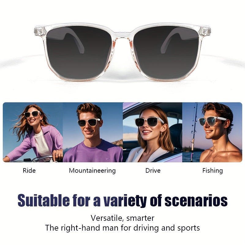 "MUST HAVE"
"BUY NOW"
New Camera Smart Glasses: Outdoor Sports Music And Calls, Light Wear, Remote Control Camera, Built-In Microphone And Speaker, Noise Reduction, Touch And AI Voice Assistant, Compatible with Iphone/ Andro