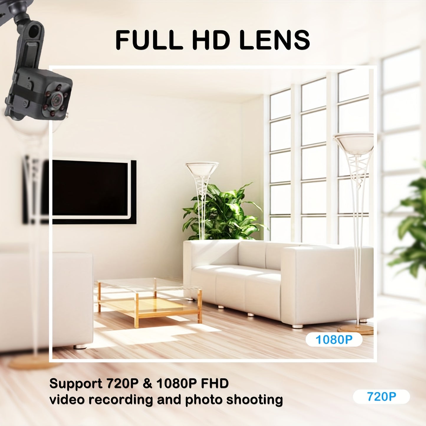 "FAST DELIVERY " BUY NOW
Mini Spy Camera, Hidden Camera 1080P, Nanny Cam Full HD with Night Vision Motion Activation for Indoor Outdoor Covert Security Cameras