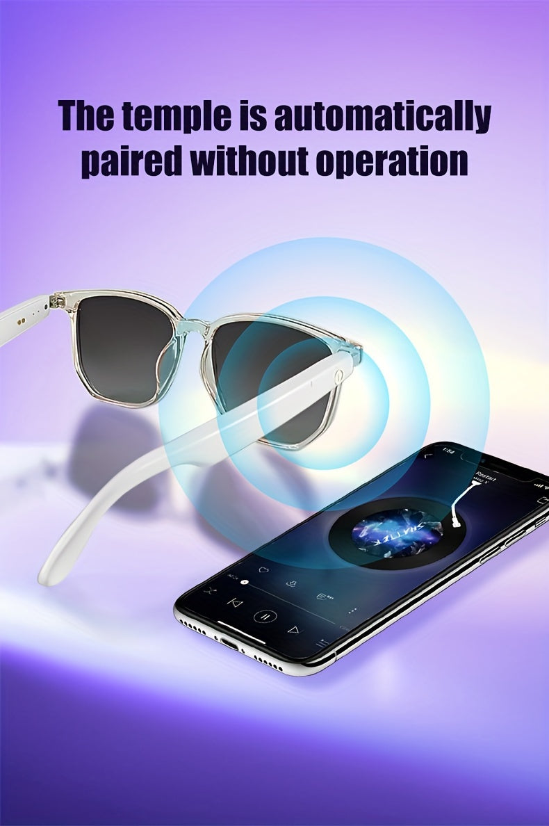 "MUST HAVE"
"BUY NOW"
New Camera Smart Glasses: Outdoor Sports Music And Calls, Light Wear, Remote Control Camera, Built-In Microphone And Speaker, Noise Reduction, Touch And AI Voice Assistant, Compatible with Iphone/ Andro