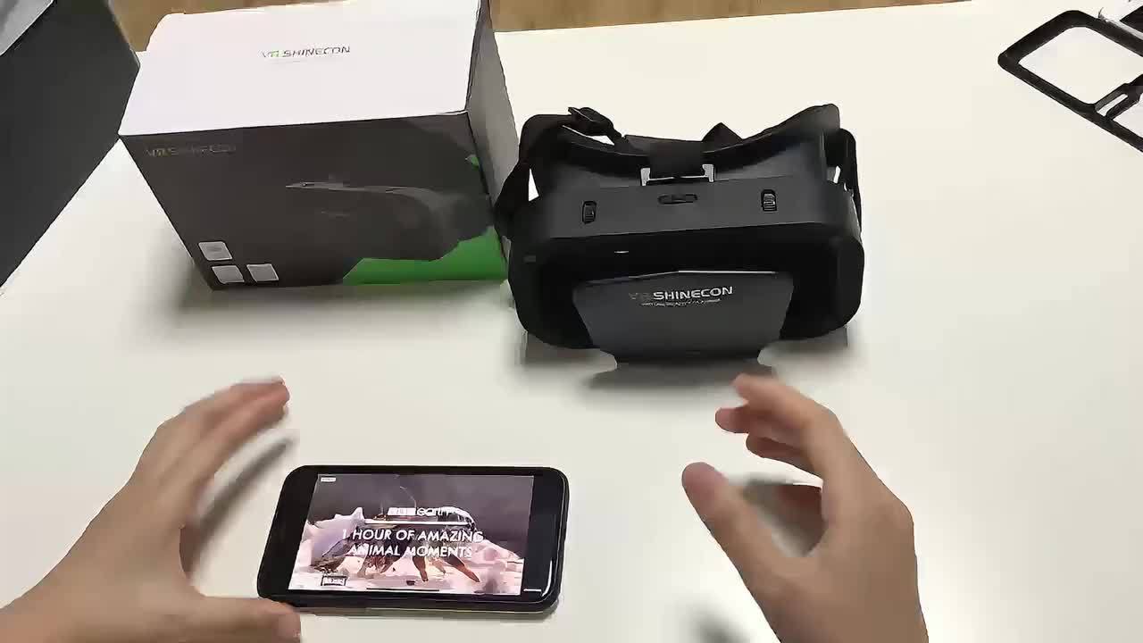 1pc Immersive 3D VR Gaming Glasses - Virtual Reality Headset for Mobile Phone with 3D Display and Advanced Gaming Experience - USB Gadget for Gamers