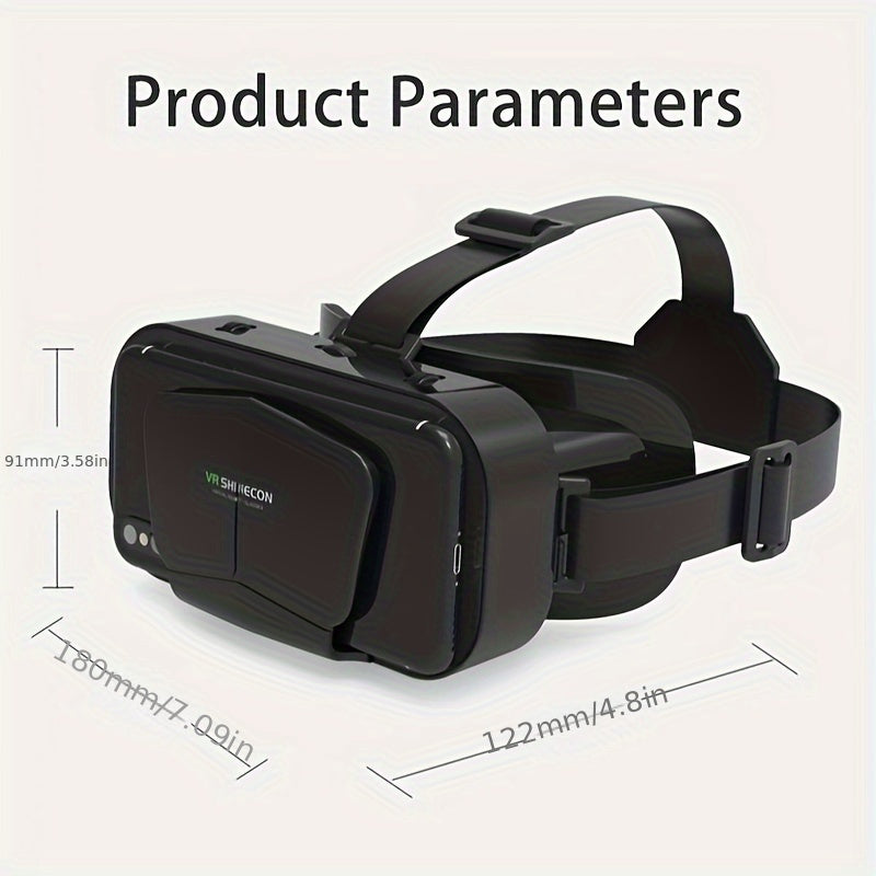 "Fast delivery" Buy 3D VR Headset with Blue Light Filter, Smart Virtual Reality Glasses, for iPhone/Android VR Headset for 4.7-7 Inch Smartphone, Mobile Phone