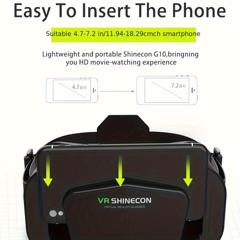 "Fast delivery" Buy 3D VR Headset with Blue Light Filter, Smart Virtual Reality Glasses, for iPhone/Android VR Headset for 4.7-7 Inch Smartphone, Mobile Phone