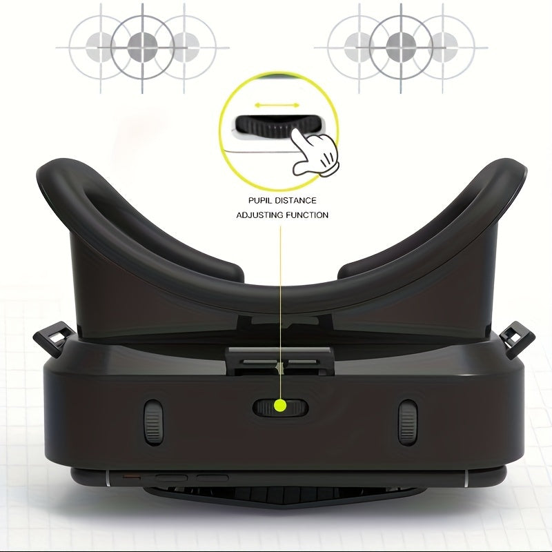 "Fast delivery" Buy 3D VR Headset with Blue Light Filter, Smart Virtual Reality Glasses, for iPhone/Android VR Headset for 4.7-7 Inch Smartphone, Mobile Phone