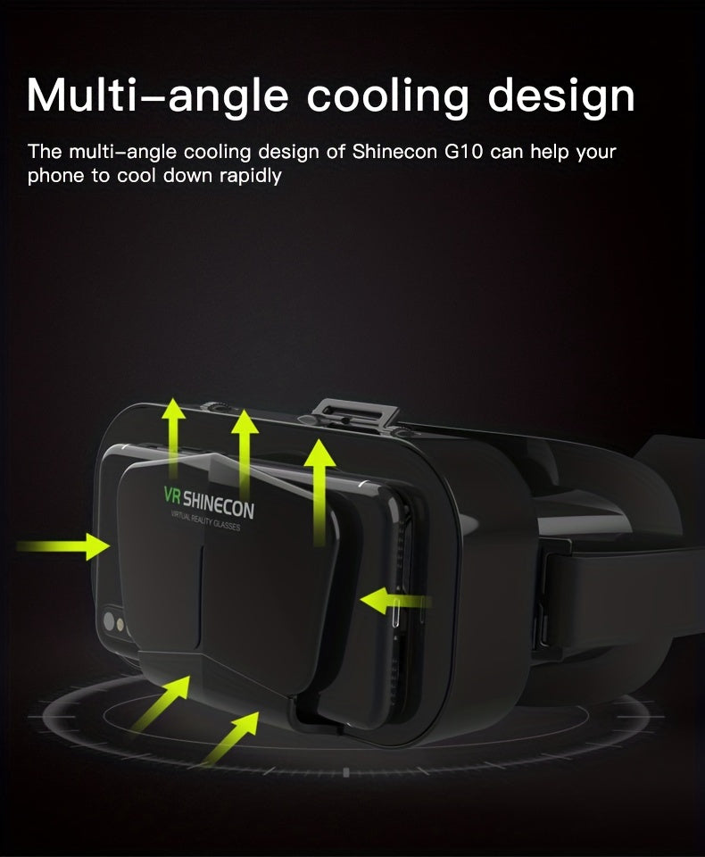 1pc Immersive 3D VR Gaming Glasses - Virtual Reality Headset for Mobile Phone with 3D Display and Advanced Gaming Experience - USB Gadget for Gamers