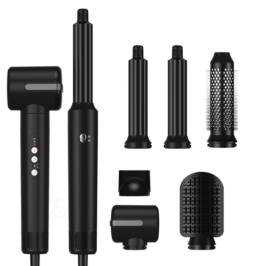FAST DELIVERY BUY 7-in-1 Hot Air Comb Multifunctional Anion Automatic Curler