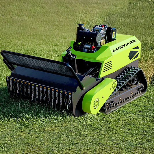 Crawler Lawn Mower Agricultural Weeding Robot Home Garden Wireless Remote Control Lawn Mower Customized Sale