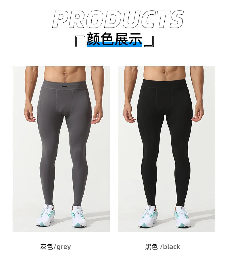 BUY NOW
Mens Compression Pants Dry Fit Running Tights Men Gym Leggings with Phone Pocket Training Sport Pants Fitness Sport Leggings Men