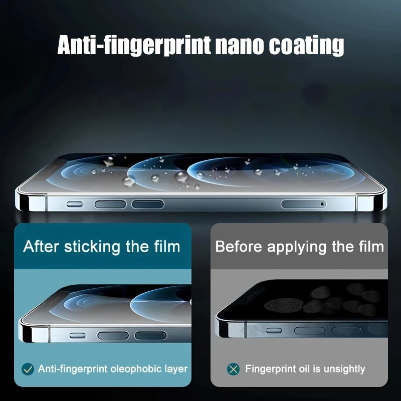 [3pcs] Clear HD Hydrogel Film Screen Protector for iPhone 7-15 Plus Pro Max - Full Coverage and Ultimate Protection
