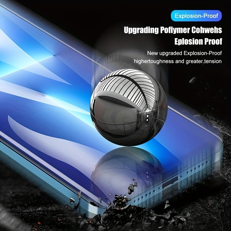 [3pcs] Clear HD Hydrogel Film Screen Protector for iPhone 7-15 Plus Pro Max - Full Coverage and Ultimate Protection